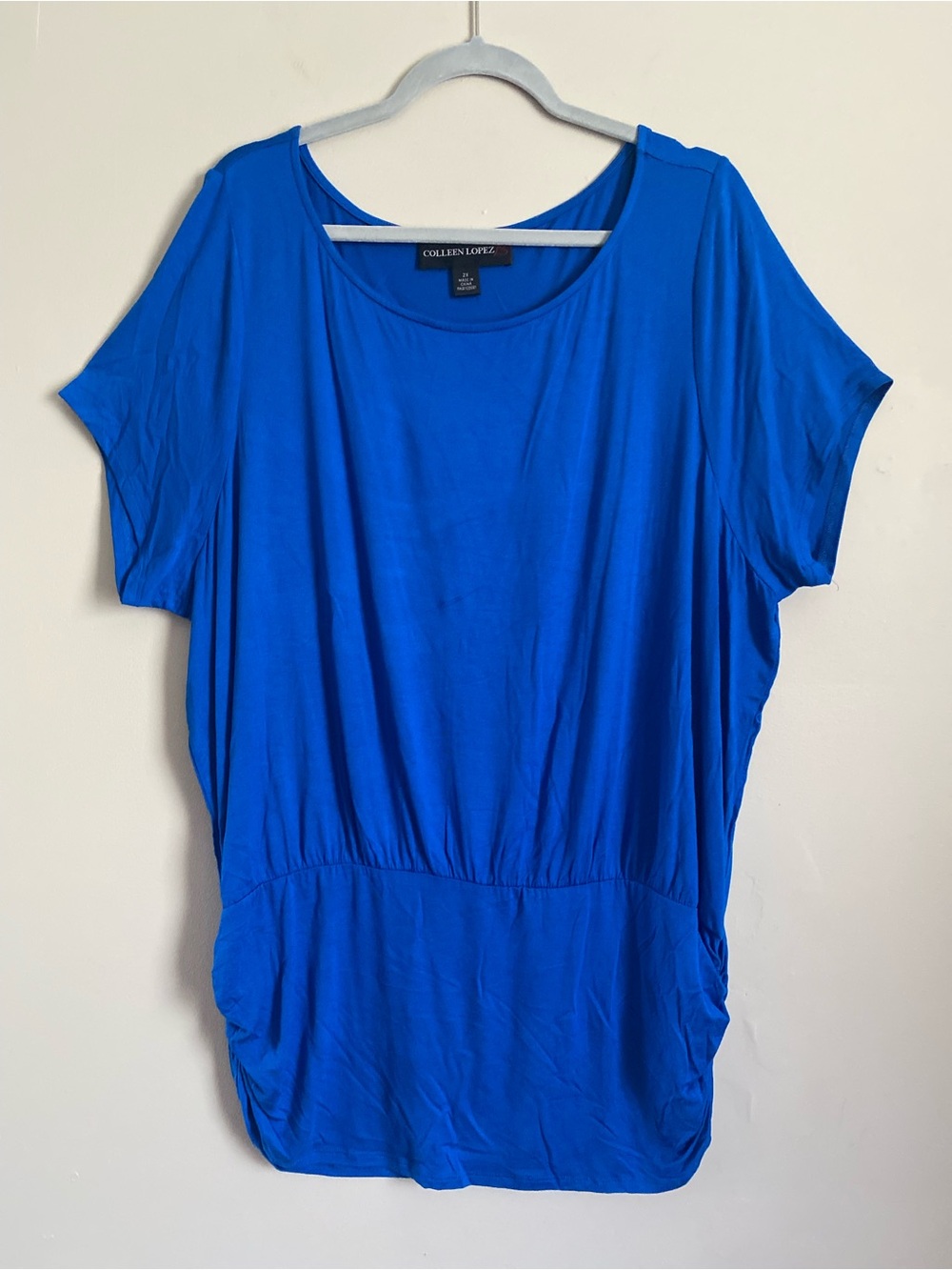 Colleen Lopez Tunic 2X Arts Boho Drapey Y2K Minimalist Comfy Casual Chic Vibrant